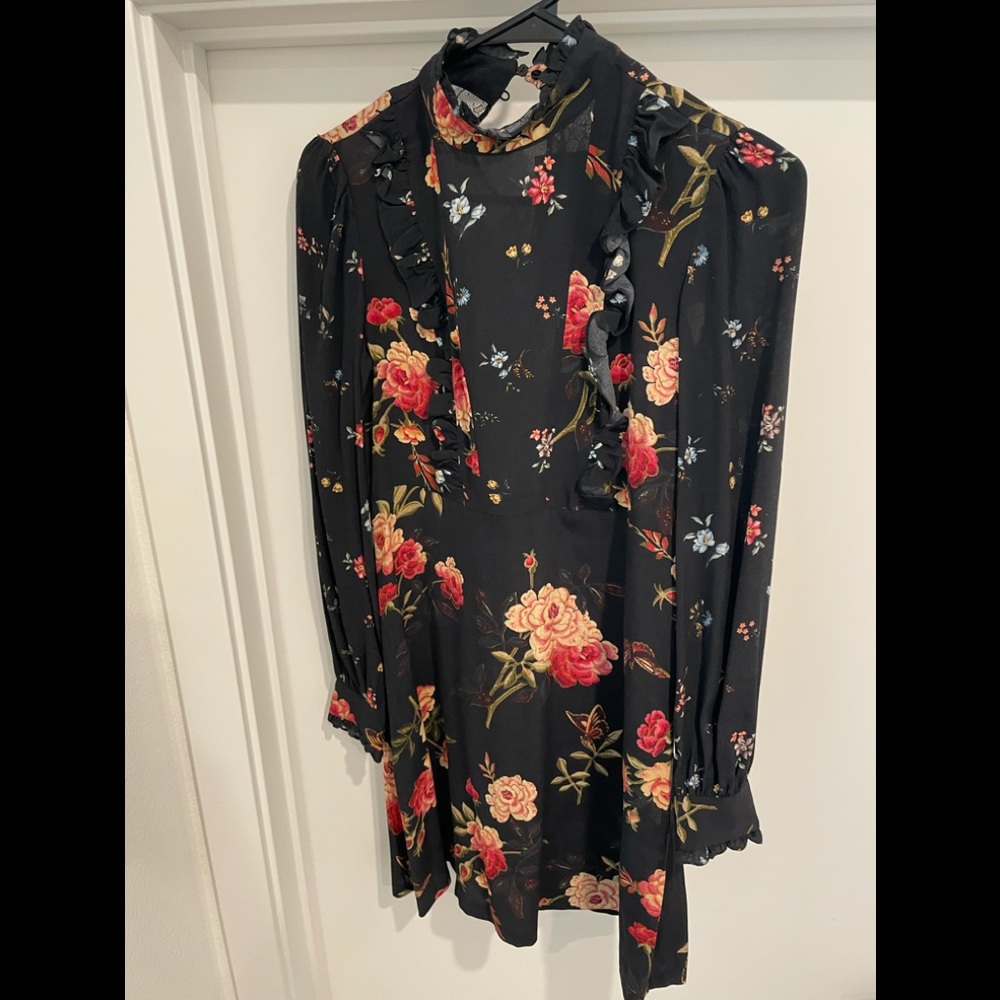 Zara floral dress